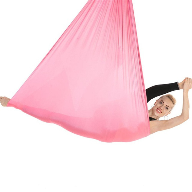 SHENGDE Jade Green Pink Nylon Doorway Aerial Hanging Swing Yoga Hammock,Hammock For Air Yoga