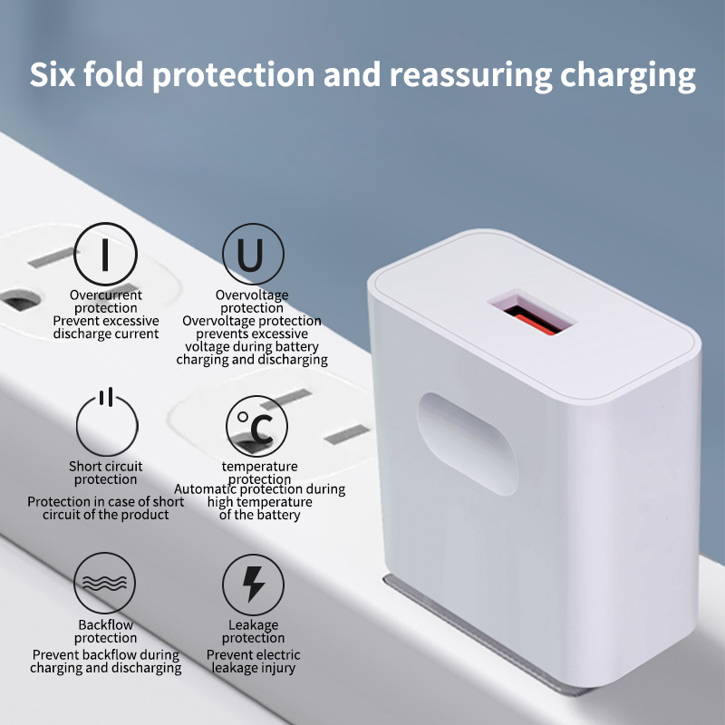 20wPortable Mobile phone Cube USB Power Adapter Fast charging US Plug Wall Charger For phone Charger