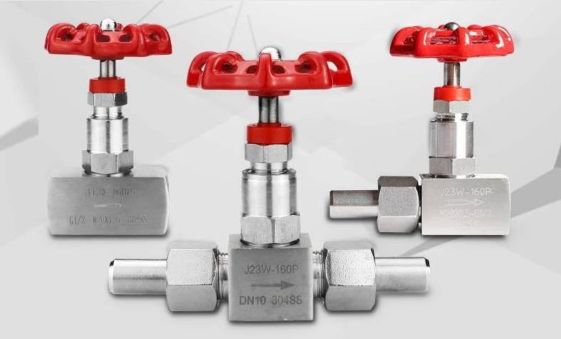 304 stainless steel female connection Needle gauge stop valve Globe ...