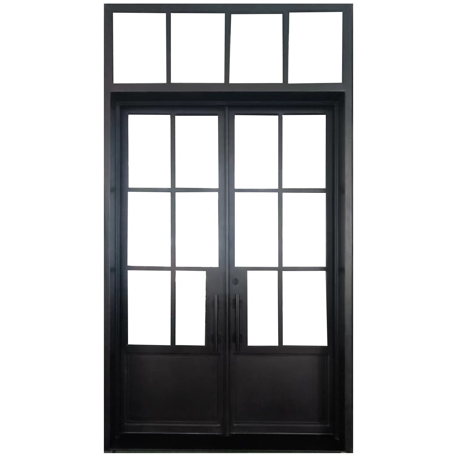 SEYK-111 Quality Managed Every Step  Customized Wrought Pivot Iron Doors