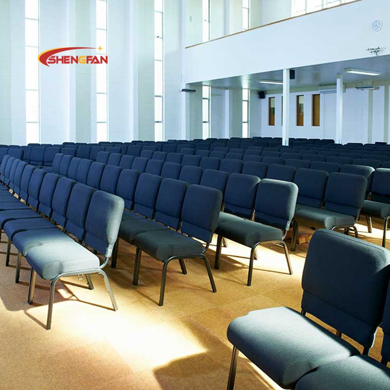 Comfortable Cinema Cheap Price Church Chair Stacking Design Padded Auditorium Seat United Arab Emirates Church Chair