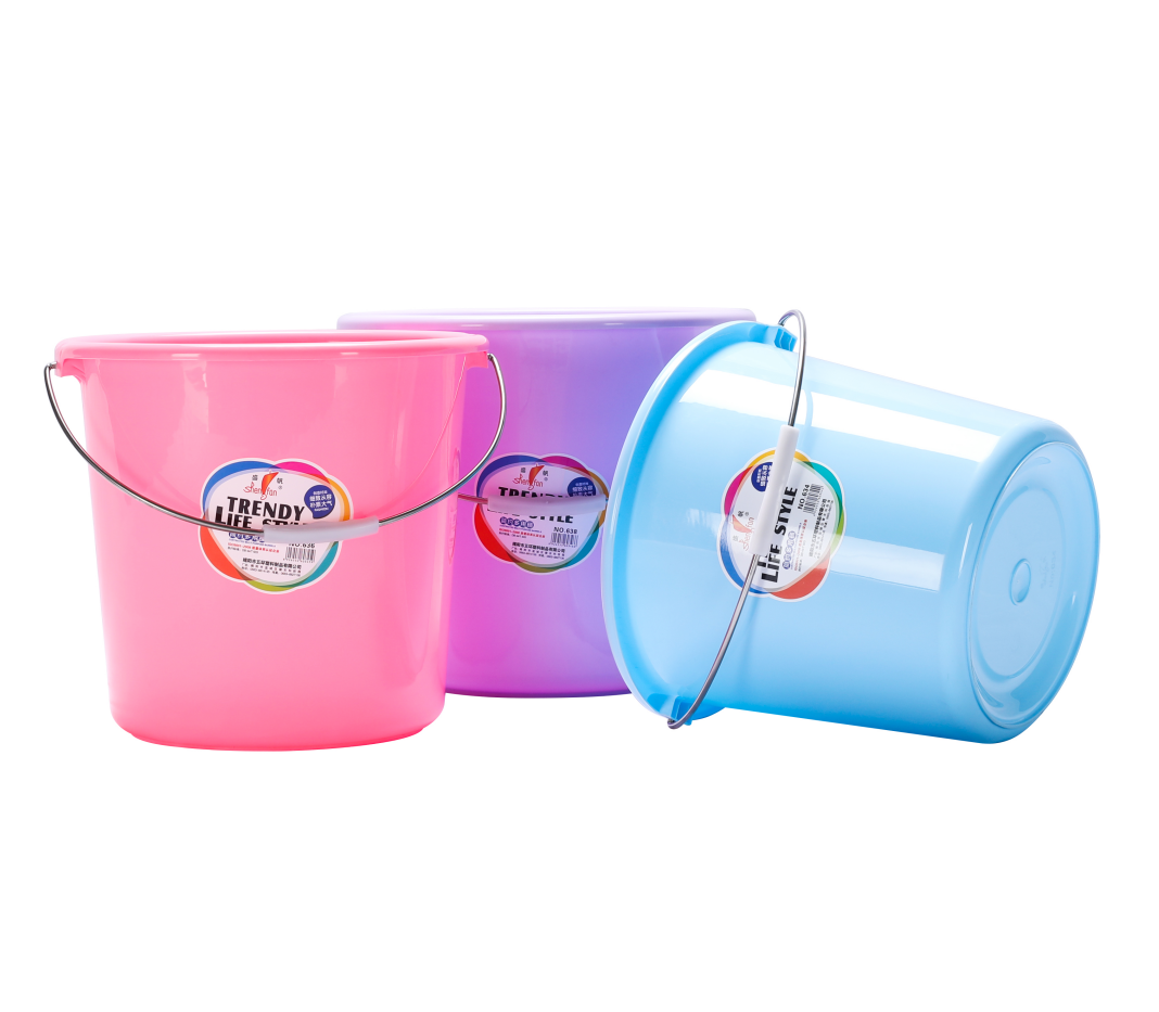 Manufacturer Customized Color Household Cleaning Tools Plastic PP Bucket Water Pail