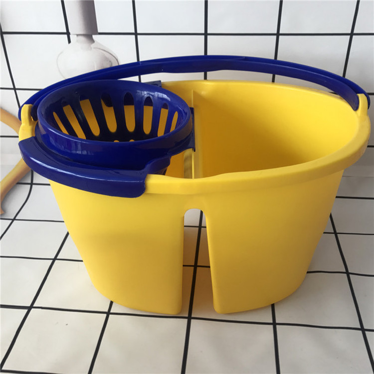 Plastic supplies manufacturer Cleaning tool Wholesale lovely plastic PP handle 16L mop bucket for home