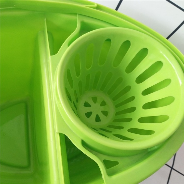 Plastic supplies manufacturer Cleaning tool Wholesale lovely plastic PP handle 16L mop bucket for home