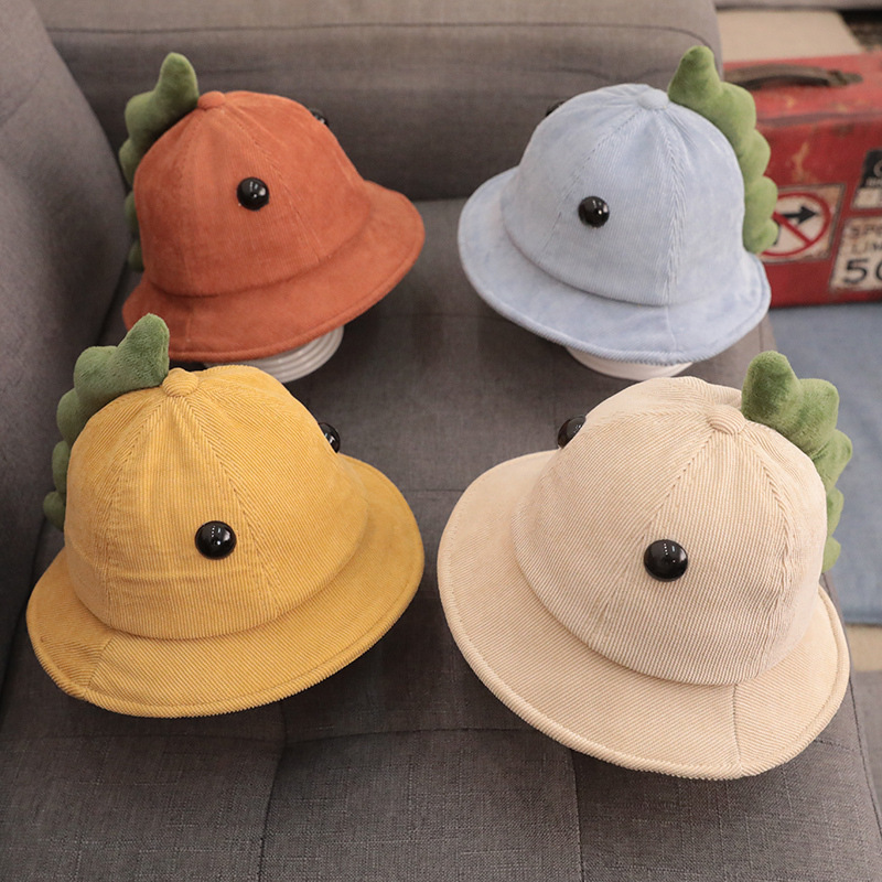 Wholesale high quality small order custom corduroy baby sun hat bucket hats small custom kids hat bucket