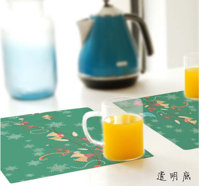 Non-Slip plastic table mat,dinner mat,plastic placemat