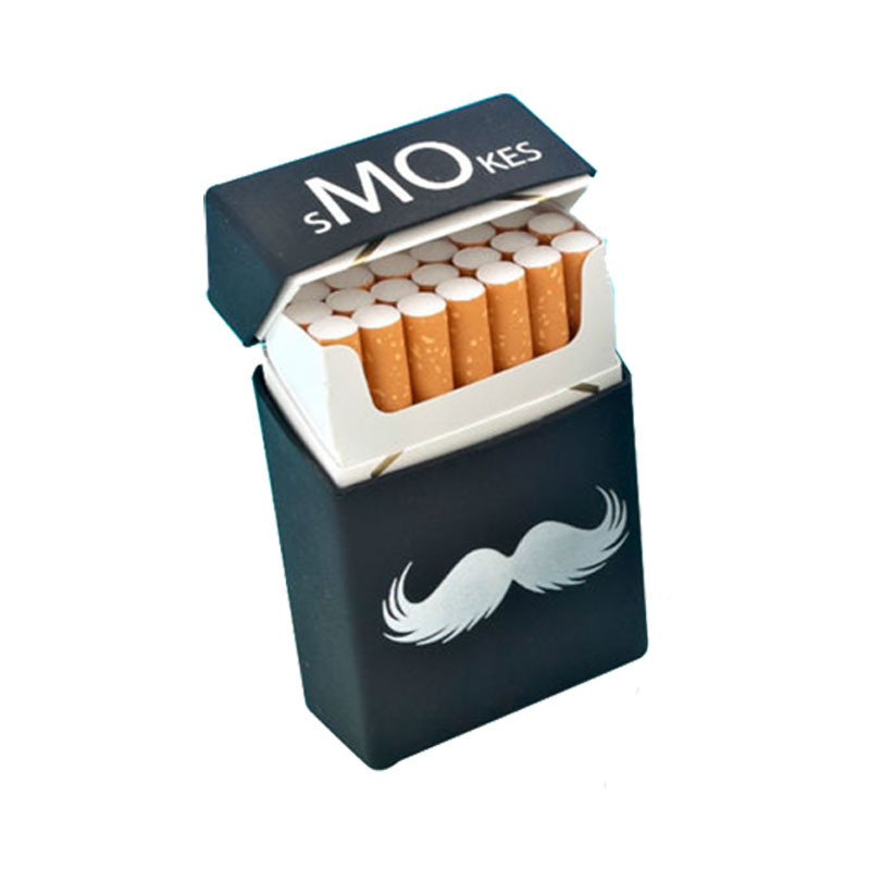 Plastic cigarette box