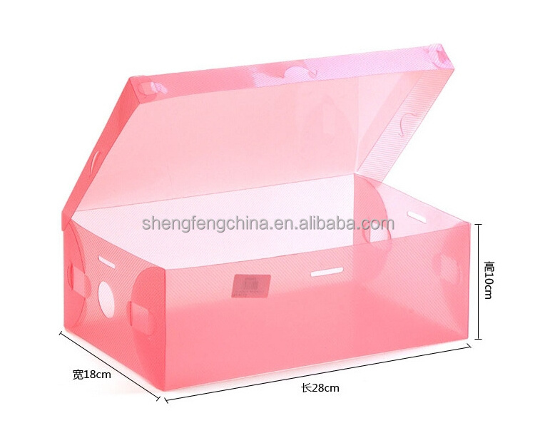 Plasti Shoe Box,clear Plastic Storage Boxes & Bins Wholesale Plastic Containers Transparent Shoes Shoes Organizer 5000PCS