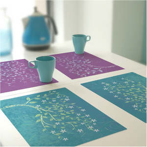 Non-Slip plastic table mat,dinner mat,plastic placemat