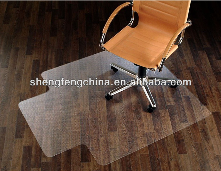 High quality custom chair plastic floor mat/chair mat for office