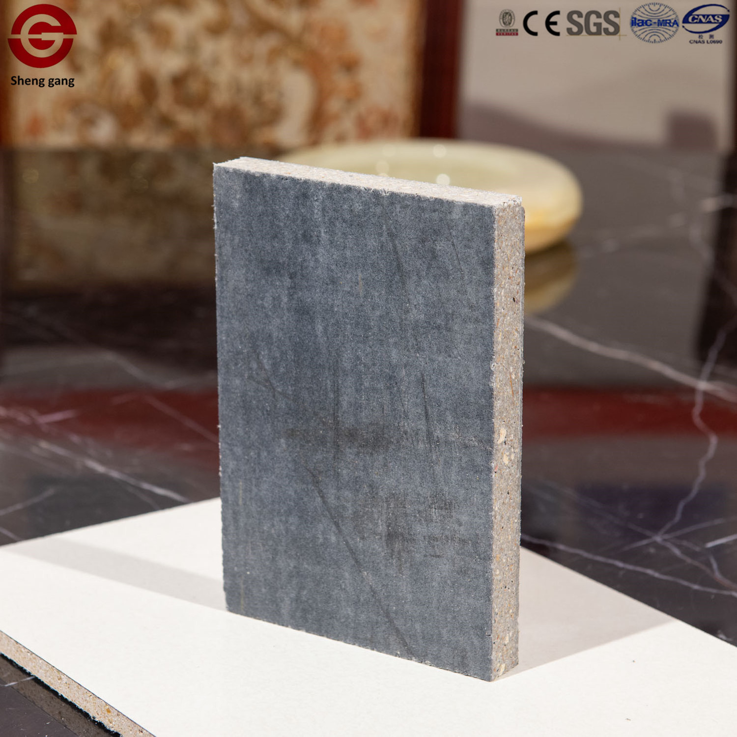 Fireproof Mgo Floor Magnesium Oxide Board for Building Materials Sale Red White Edge Customized Surface Technical Color Support