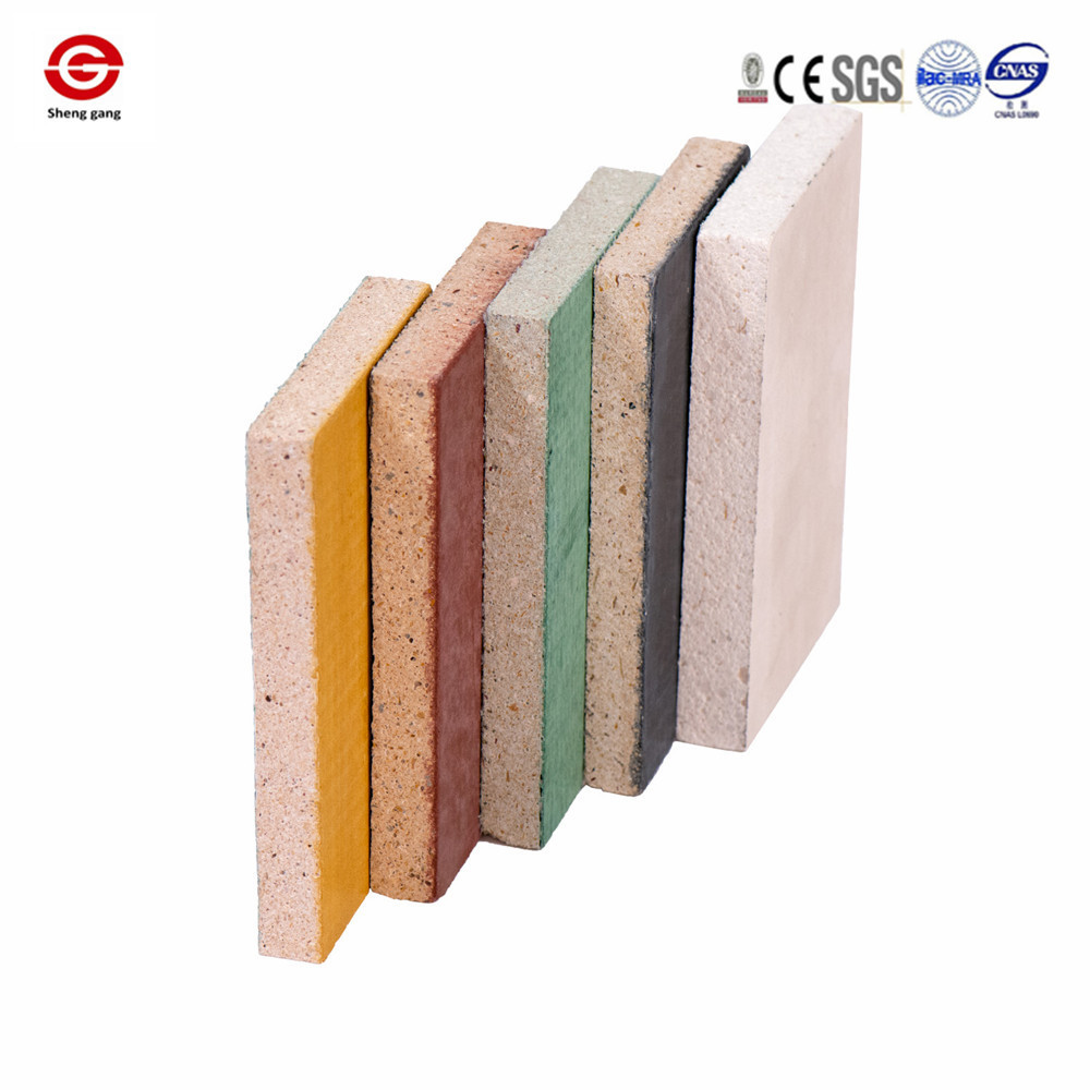 Mgo Board Magnesium Oxide Board for Building Materials Green Red White Color Walls Fireproof Raw Origin Door Certificate Size