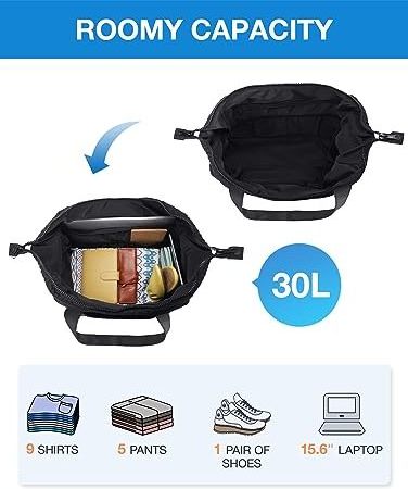 Large Capacity & Versatile Features International Carry-On Travel Bag Duffel Bag for Sport Gym Travel