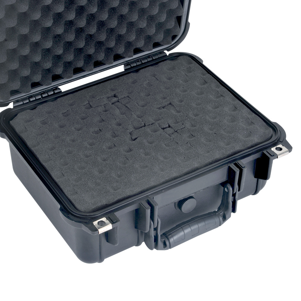 Waterproof Hard Case Storage Box Easy Carrying Security Dustproof Shockproof Tool Display Case Customizable OEM Plastic EVA Foam