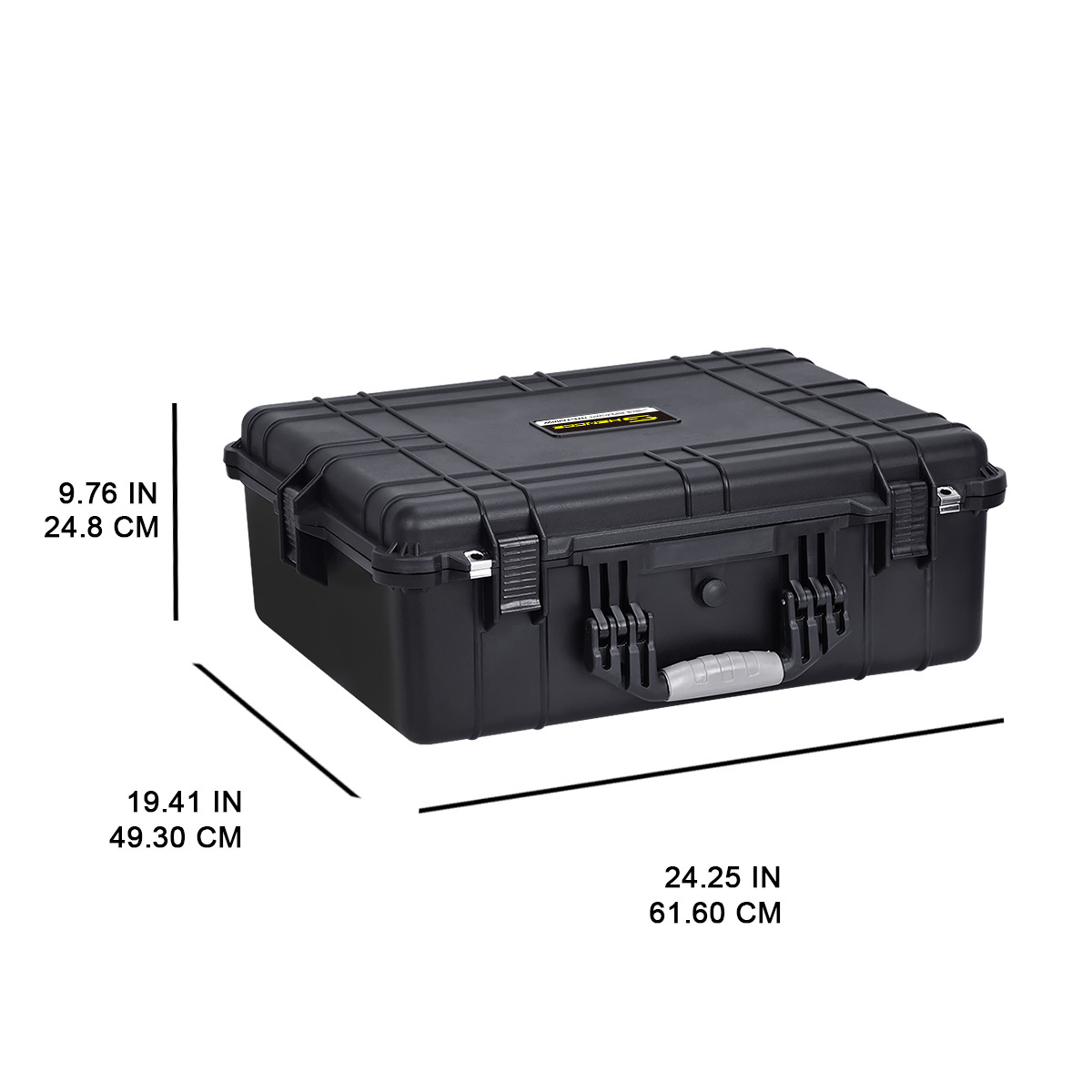 Professional Waterproof shockproof Hard Plastic Equipment Organizer Tool Case With Customized Foam