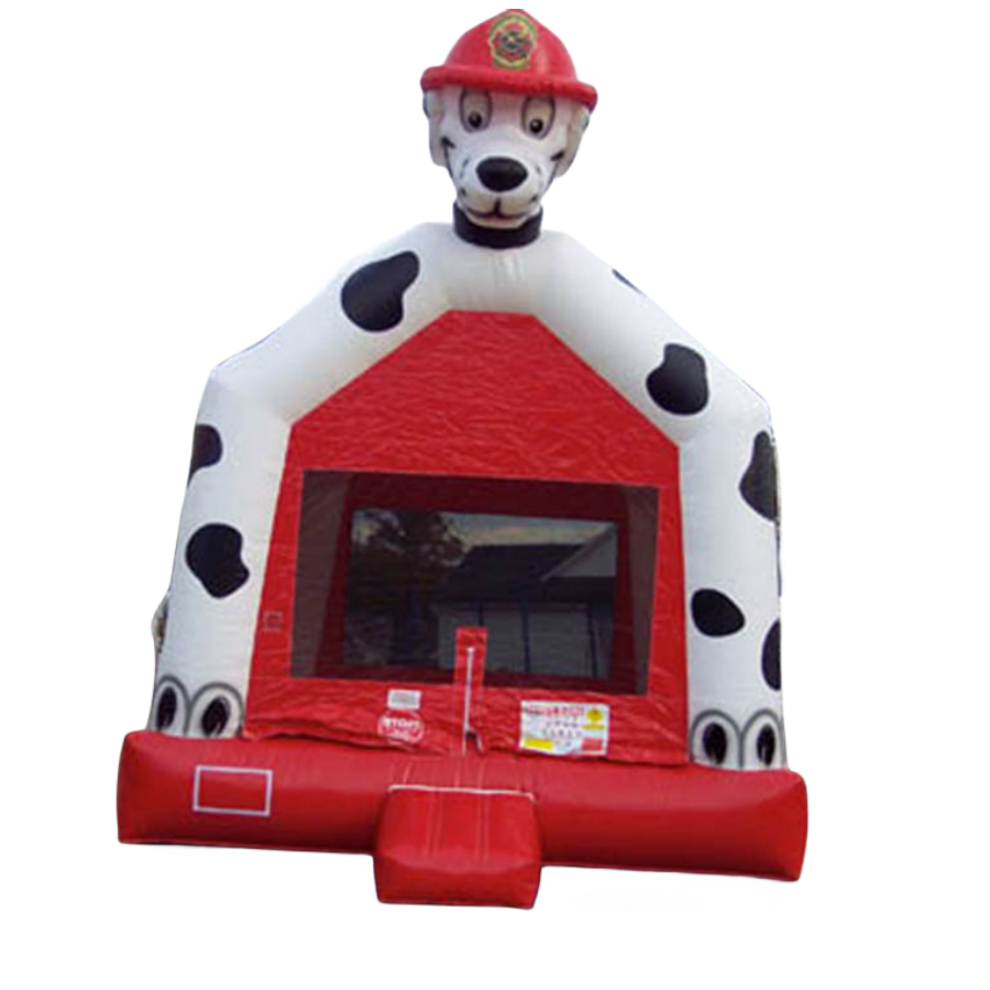 Commercial Inflatable Adult Mini Bouncy Castle Bounce House Dalmatian castle Black and white spotted dog inflatable trampoline