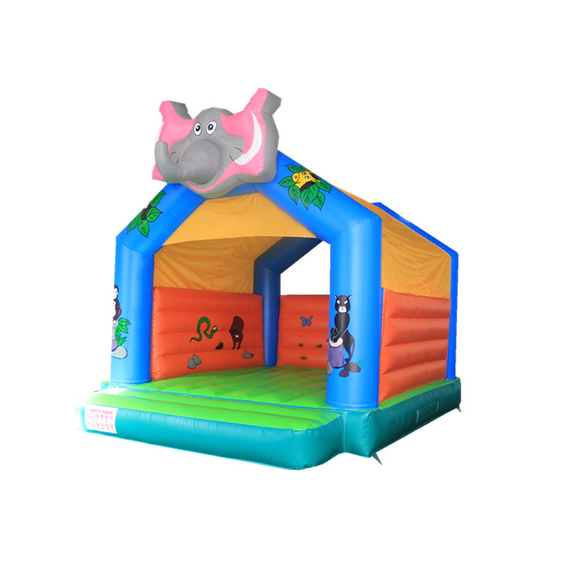 Commercial Inflatable Adult Mini Bouncy Castle Bounce House Dalmatian castle Black and white spotted dog inflatable trampoline