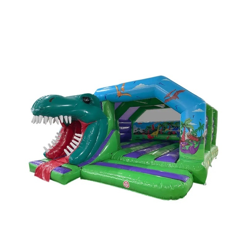 West Playland Combo Western Inflatable Cowboy Bouncer Bouncy Jumping Castle With Slide For Sales inflatable bounce house