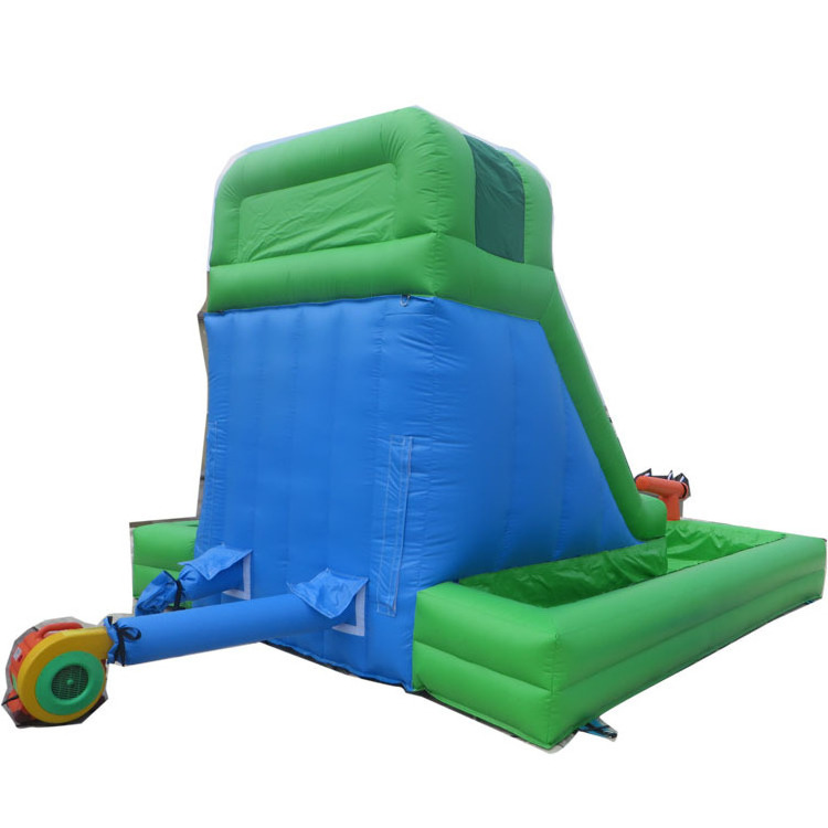 Commercial small water slides backyard rock climbing wall inflatable commercial water slide with pool for summer holiday