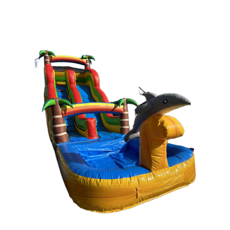 Custom Waterslide Heavy 15ft 20ft 30ft Toboganes Inflatable Water Slide Slides The City For Rental bounce house water slide