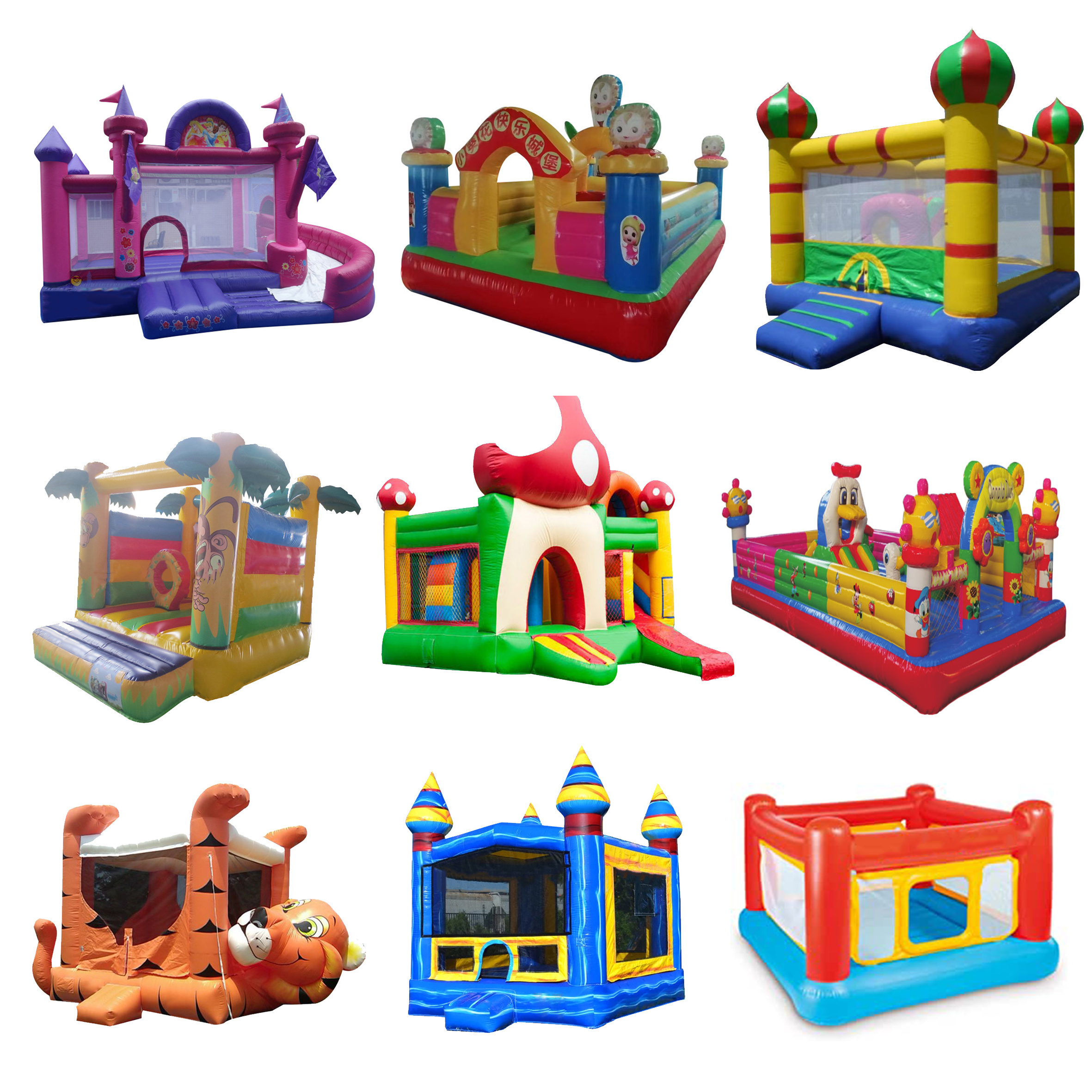 Toddler Sports Wet Dry Pvc Commercial Rental Giant Inflatable Bouncy Houses Water Slide Bounce House Jumping Castle for party