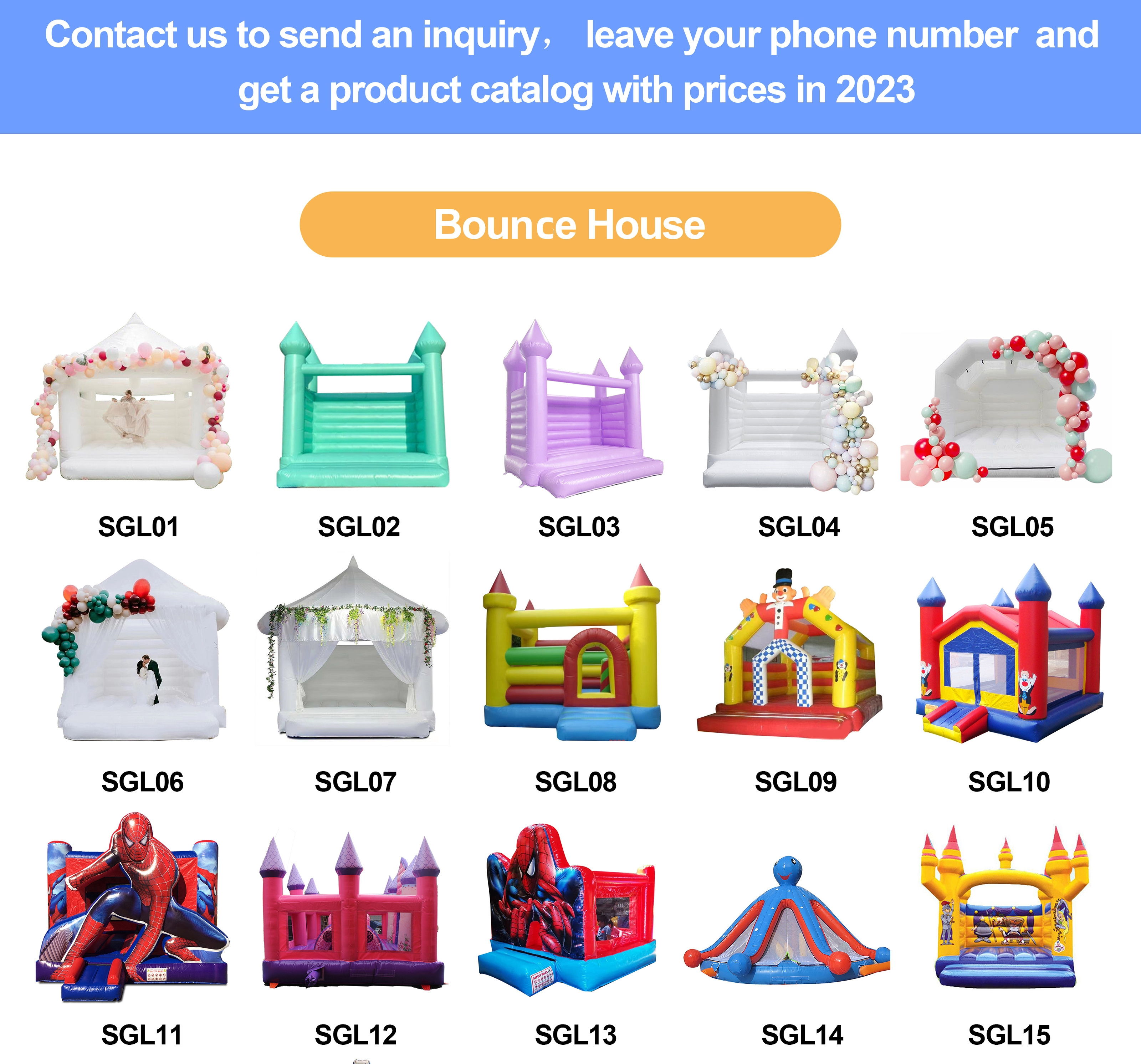 Kids adults jumping castle 13x13 inflatable bouncer tik tok bounce house commercial for party rental