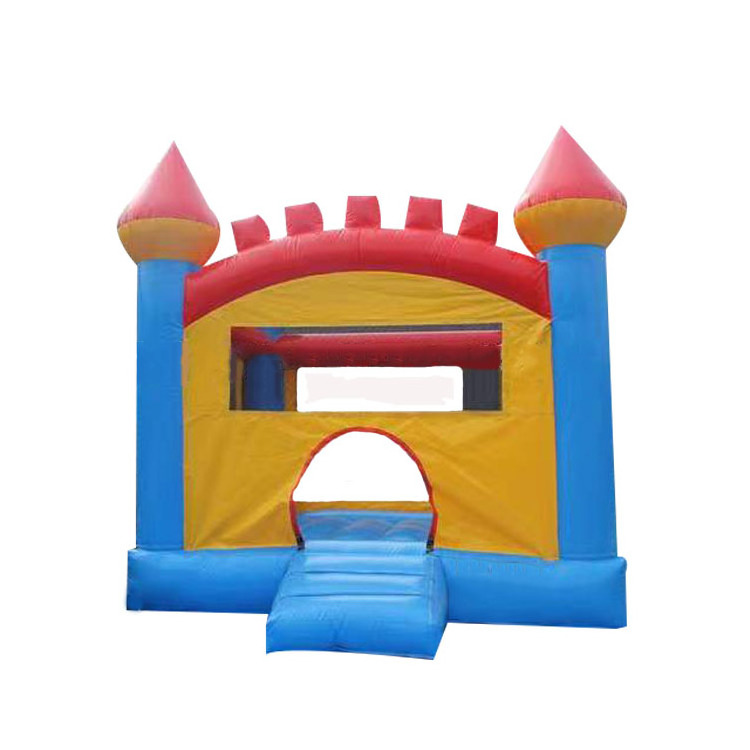 Commercial Inflatable trampoline outdoor bouncing game jumpers Slide party rental Color jumping castle children's bouncing house