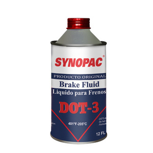 Synthetic automotive car dot3 dot4 brake fluid 354ml brake oil