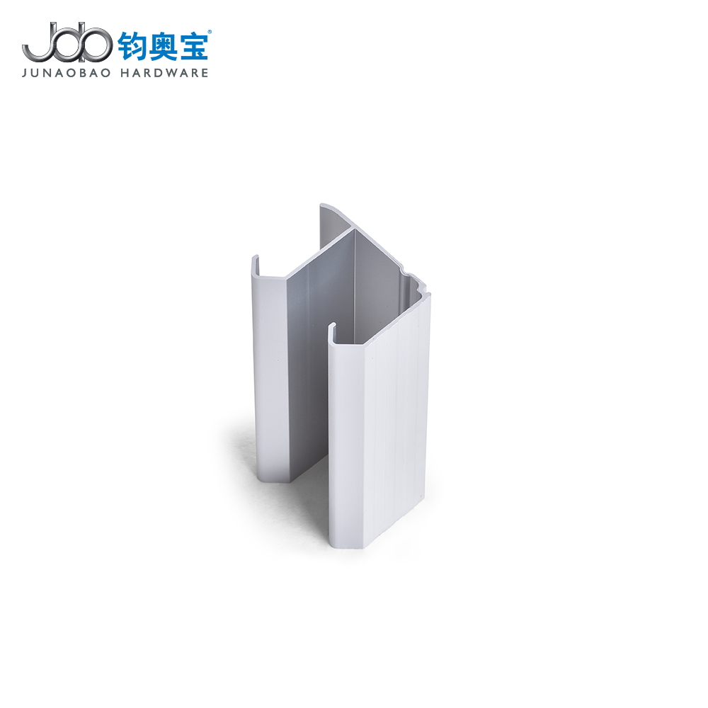 JOB sliding door hardware track rail bottom and top guide rail  aluminum profile for sliding glass door