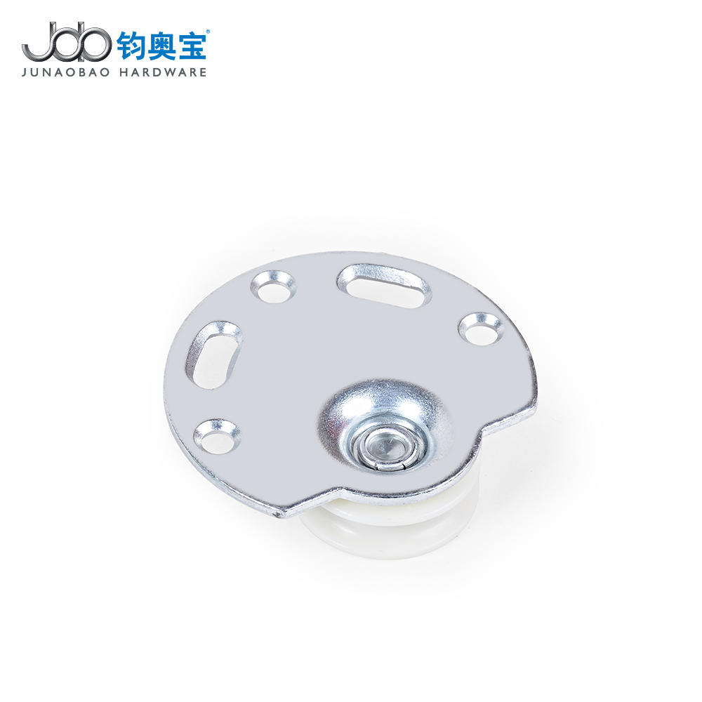 JOB nylon sliding gate white guide roller for kitchen closet hardware