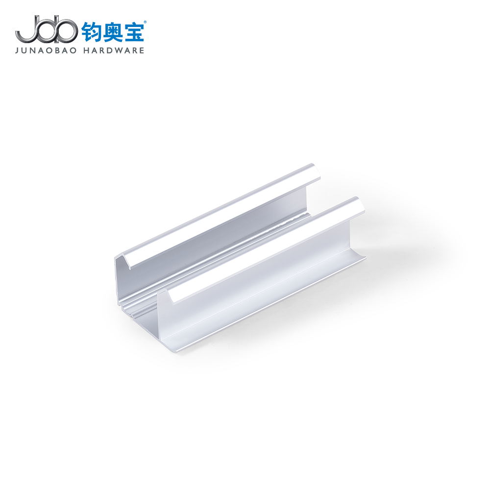 JOB sliding door hardware track rail bottom and top guide rail  aluminum profile for sliding glass door