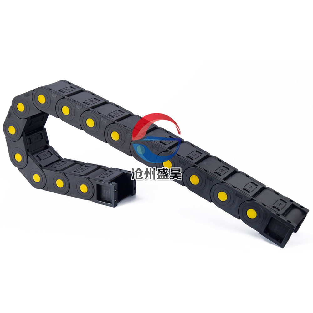 Factory supply 45 series load bearing plastic cable drag chain flexible cable tray