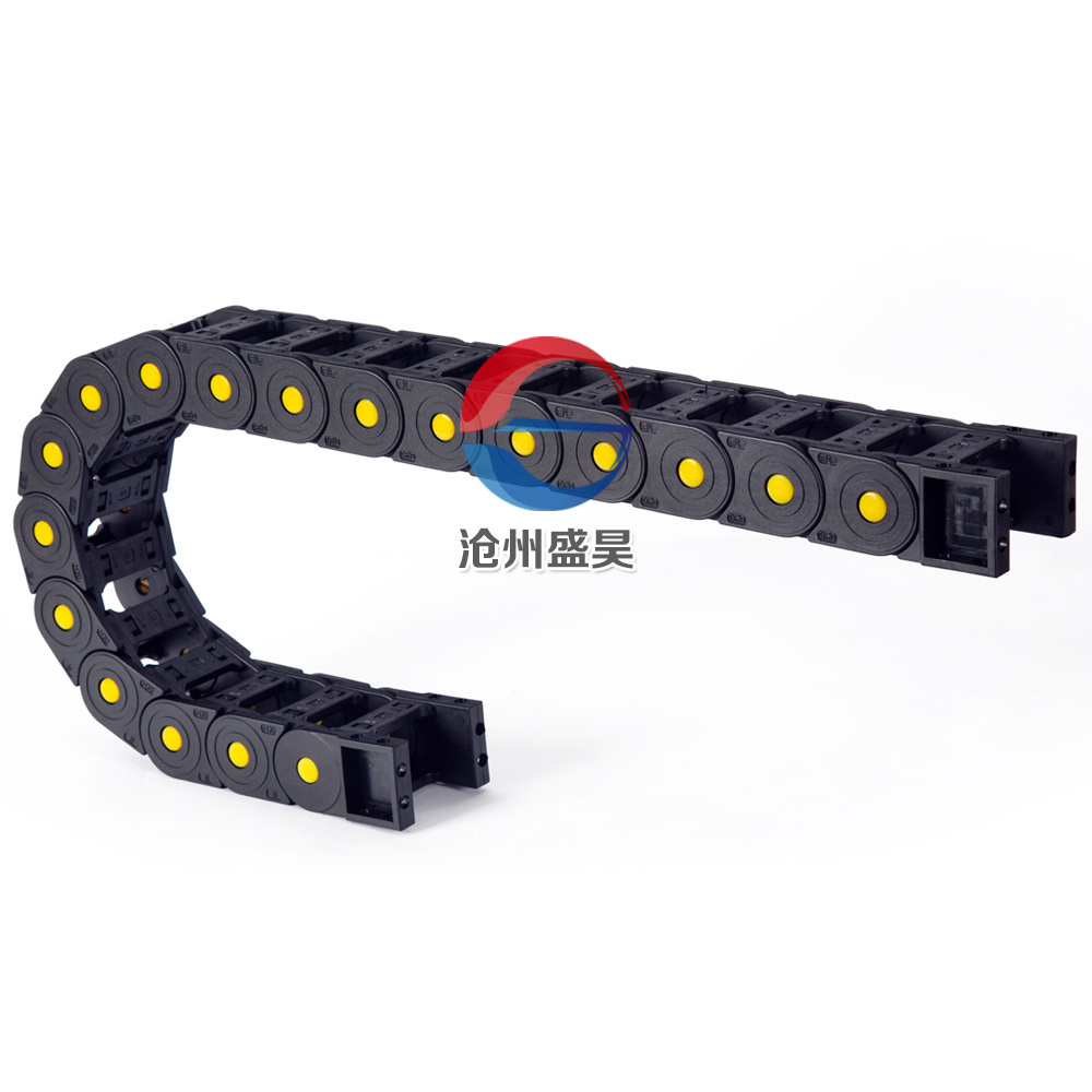 Factory supply 45 series load bearing plastic cable drag chain flexible cable tray