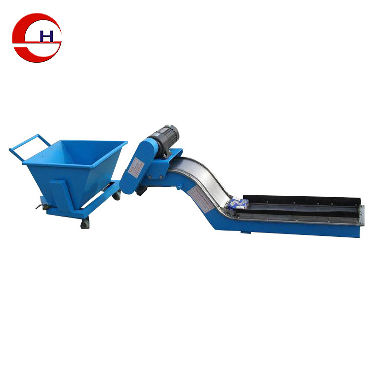 Chip Conveyor Flexible Spiral Screw Conveyor for Metal Filings CNC Conveyor