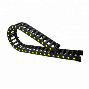 Flexible plastic energy hose wires drag tracks cable chain