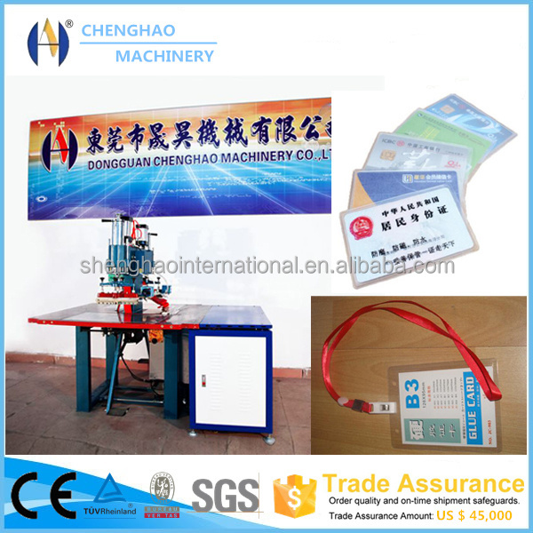 High Frequency Plastic Card Sleeve Making Machine