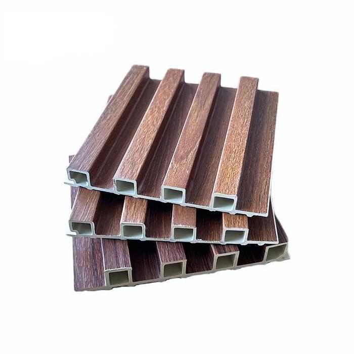 100% Waterproof Selfadhasive Wall Cladding Fluted Panel Wall Cladding Wood Pvc Wpc Interior Wall Panel