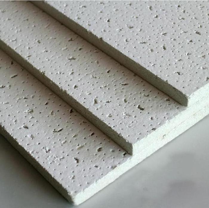 Suspended acoustic Ceiling Panels Azulejos De Techo Mineral Wool Fiber Board Acoustic Mineral Fiber Drop Ceiling Tiles