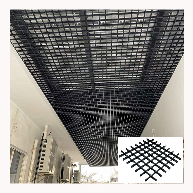 aluminum open grid suspended ceiling tile & metal aluminum baffle/false/suspended ceiling tile & aluminum ceiling tiles