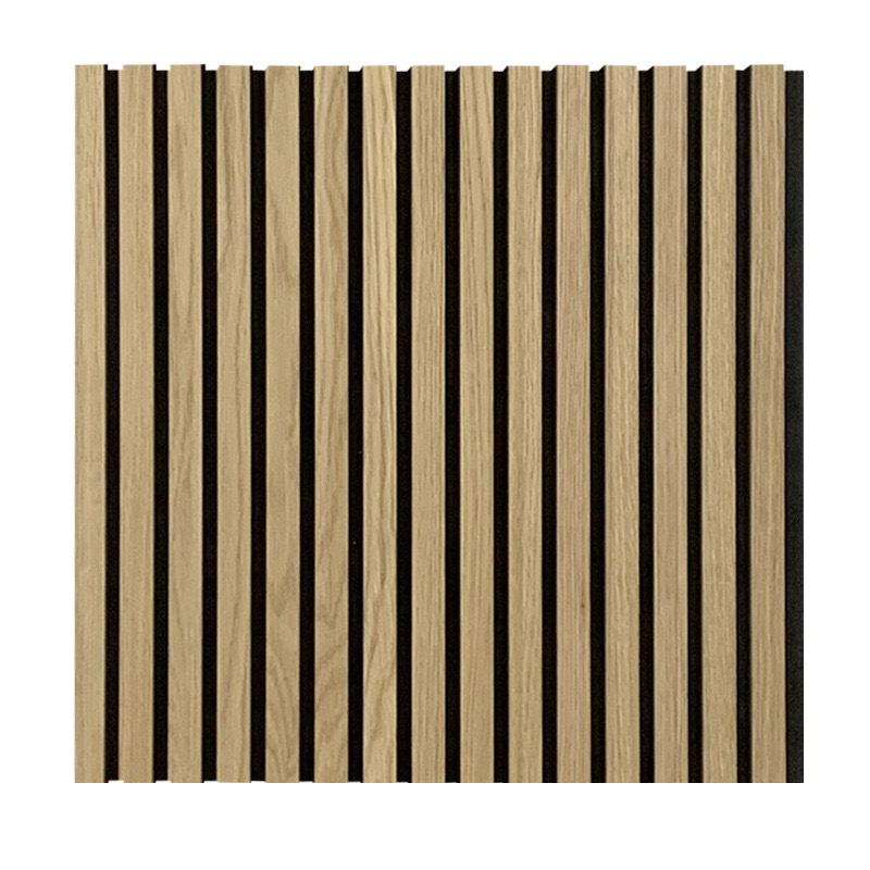 Polyester  fiber board grille acoustic material mdf wood color wall panels