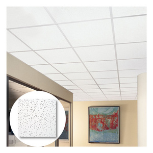 Acoustic material ceiling Mineral Fiber Board False Ceiling Different Types Of Ceiling Acoustic Suspended Gypsum Board