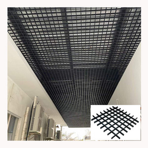 open grid aluminum suspended ceiling tile & metal aluminum suspended cell ceiling decoration