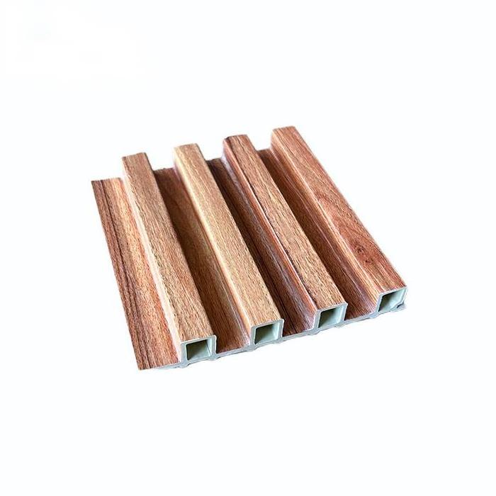 100% Waterproof Selfadhasive Wall Cladding Fluted Panel Wall Cladding Wood Pvc Wpc Interior Wall Panel