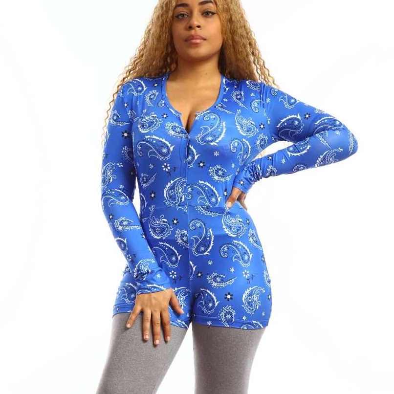 Discount Logo Custom OEM Design Night Wear Sleepwear Pajamas Onesie For Sexy Women