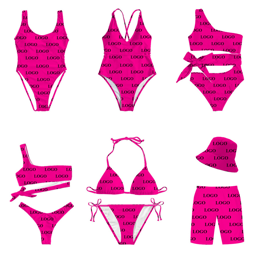 Custom LOGO New Designers Bikini Sexy Micro Mini Two Piece Women's Swimwear Triangle Swimsuit Sexy bikinis & beachwear