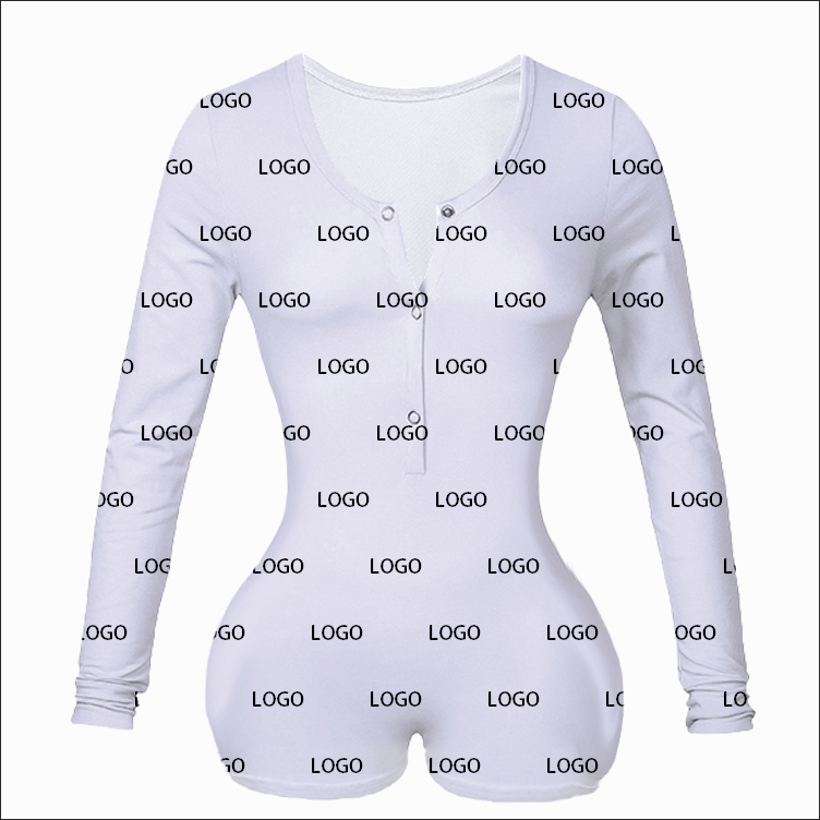 Discount Logo Custom OEM Design Night Wear Sleepwear Pajamas Onesie For Sexy Women