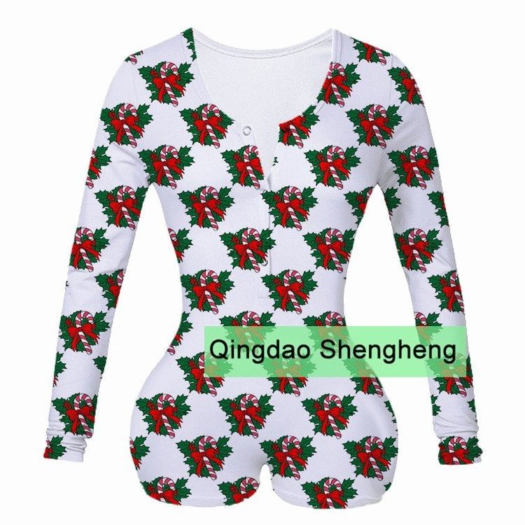 Customized Women Onesie Adult Family Onsies For Christmas Sleepwear Pajamas Onesie