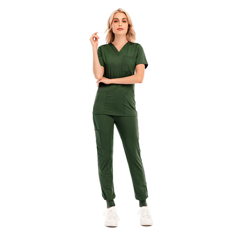 Short sleeve shirts medical designs jogger plus size hospital nursing scrubs sets nurse uniform