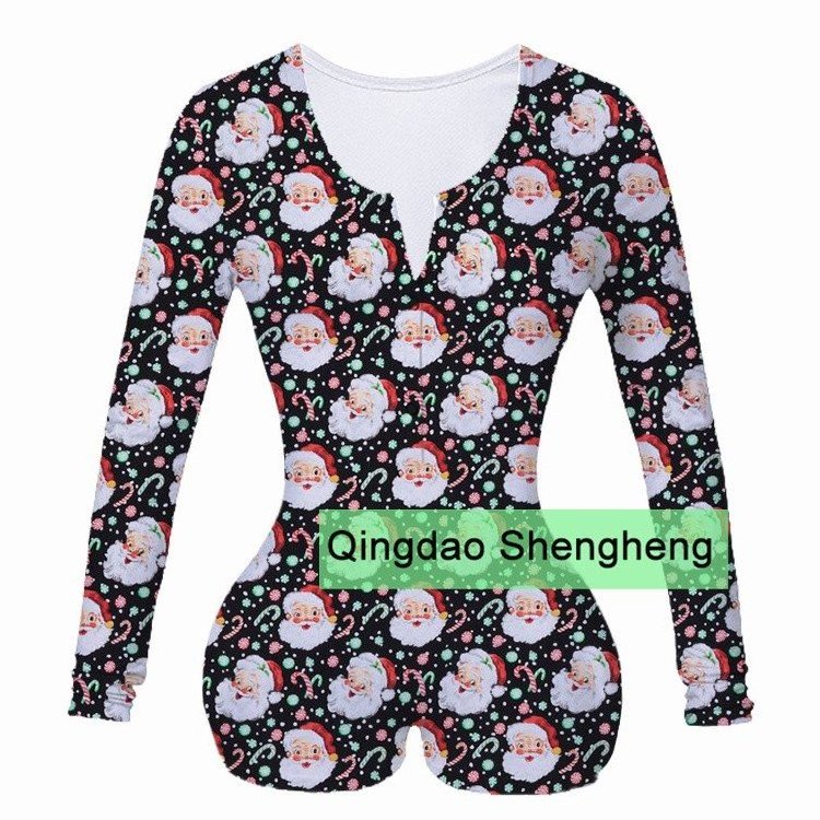 Customized Women Onesie Adult Family Onsies For Christmas Sleepwear Pajamas Onesie