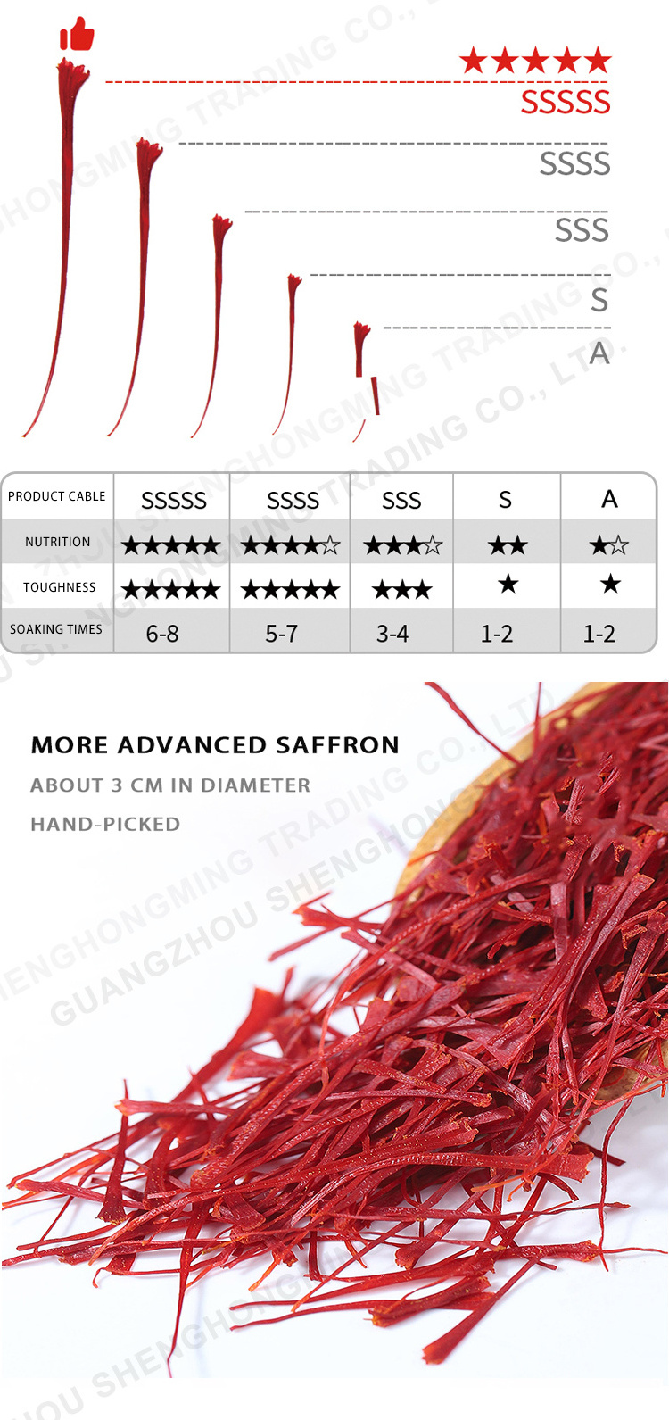 Original Dried Qaenat Saffron  Crocus Supplier Saffron In China